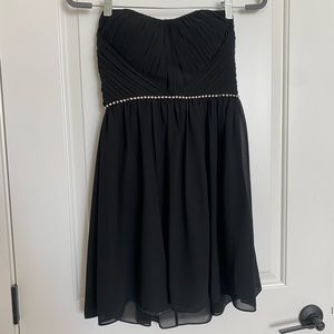 Prom bridesmaid black dress